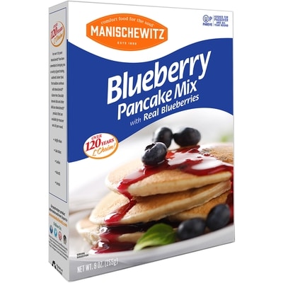 Homme Mélange à crêpes avec vrais bleuets, bleuets 255 g, 3,92 $/100g