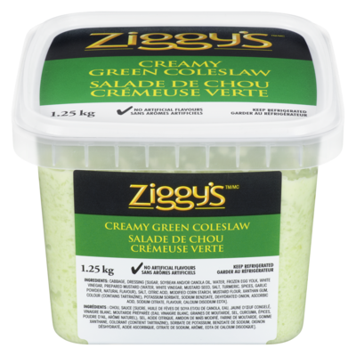 Ziggy's Creamy Green Coleslaw 1.25 kg, $0.54/100g