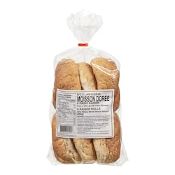 Moisson Dorée Pains Kaiser, paquet de 6 430 g, 0,72 $/100g