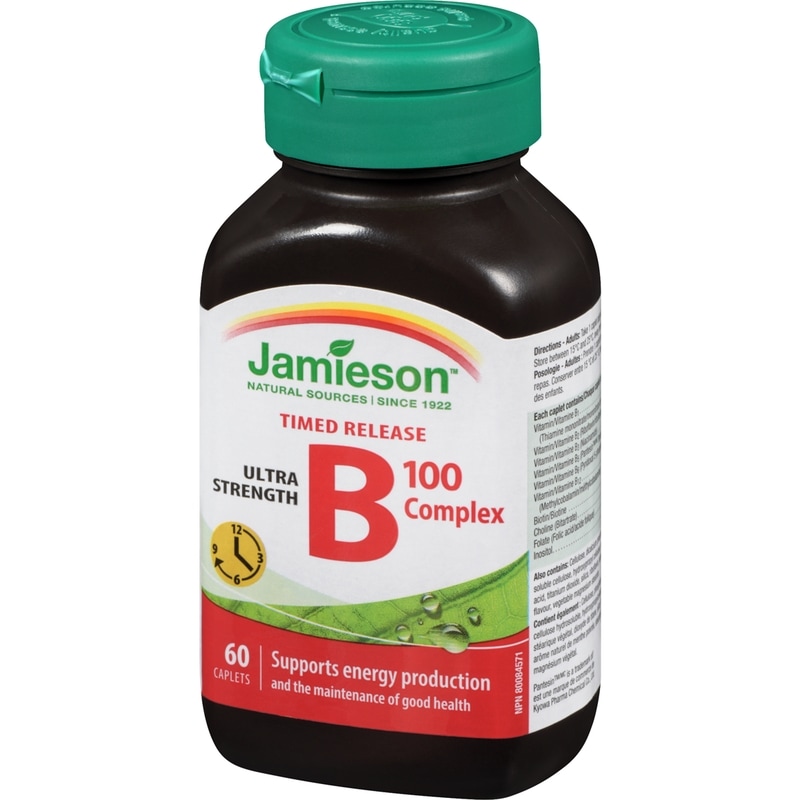B Complex 100 mg Timed Release 60 Count
