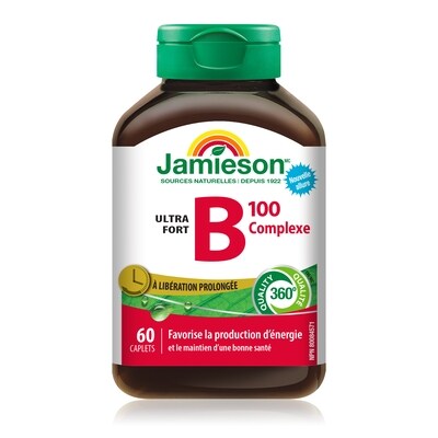 Jamieson Caplets de complexe B à libération prolongée 60 ea, 0,37 $/1ch