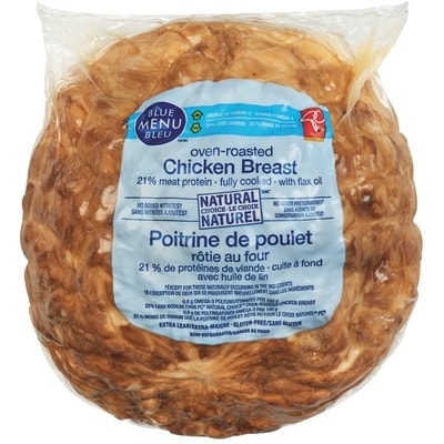 PC Blue Menu Oven Roasted Chicken Breast (Thin Sliced) $39.90/1kg $18.10/1lb