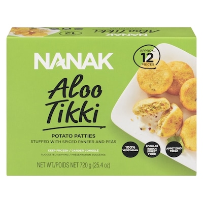 Nanak Potato Patties Aloo Tikki 720 g, $1.11/100g