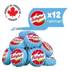 Babybel Light Cheese Snacks 12P 240 g, $4.16/100g