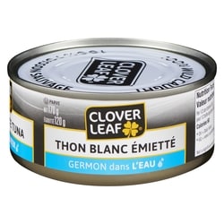 Clover Leaf Thon blanc émietté dans l’eau 170 g, 1,47 $/100g