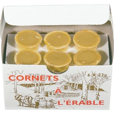 Eloi Beauregard Cornets à la tire d’érable 6x22.0 g, 3,41 $/100g
