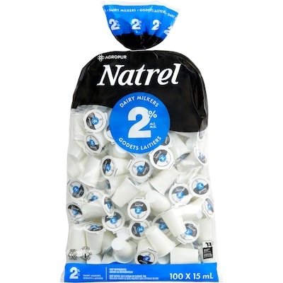 Natrel 2% Dairy Milkers (1.5L) 100x15.0 ml, $0.51/100ml