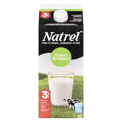 Natrel Organic 3.8% Milk (2L) 2 l, $0.40/100ml