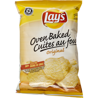 Lay's Oven Baked Potato Chips, Original, Vending Chips 40x32.0 g, $2.66/100g