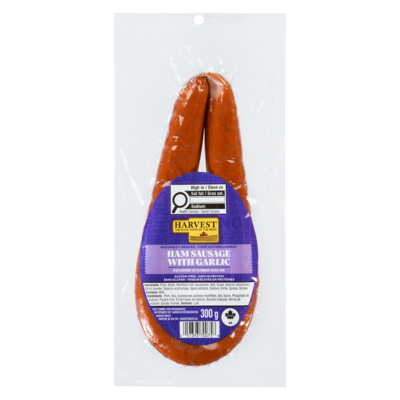 Harvest Ham Sausage with Garlic Ring 300 g, $3.00/100g