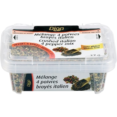 Dion Herbes & épices mélange 4 poivres broyés italien 37 g, 17,00 $/100g