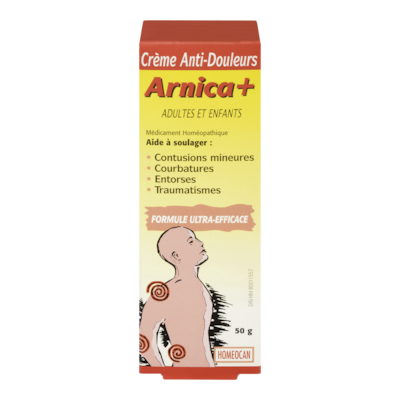 Homeocan Crème Arnica anti-douleur 50 g, 25,98 $/100g