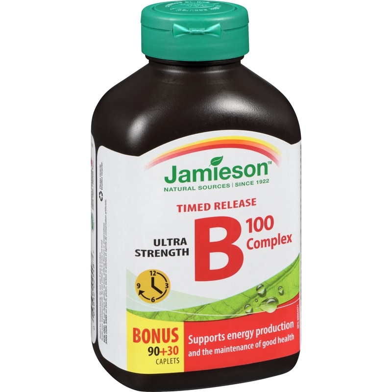 B Complex Timed Release 100 mg 120 Count