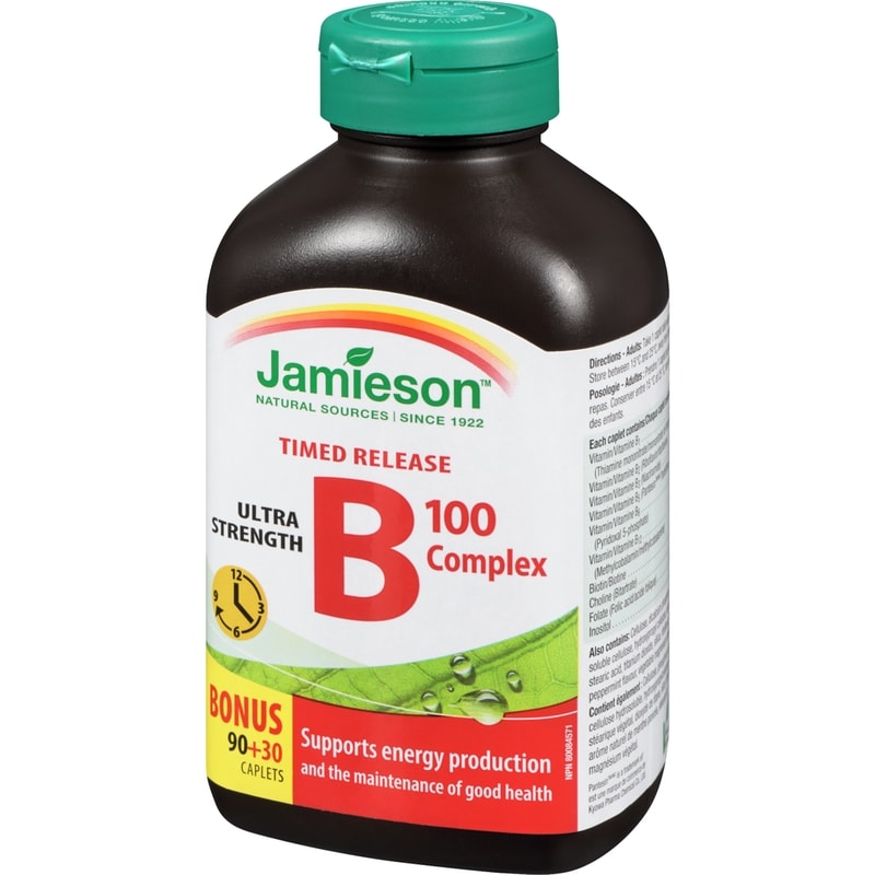 B Complex Timed Release 100 mg 120 Count