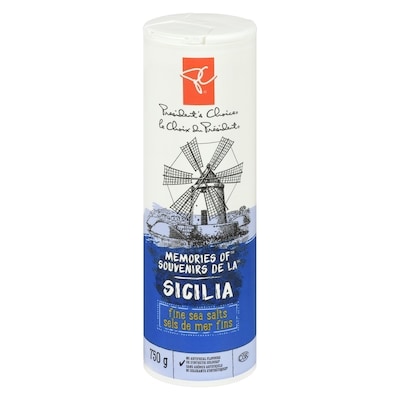 le Choix du Président Sels de mer fins Souvenirs de la Sicilia 750 g, 0,67 $/100g