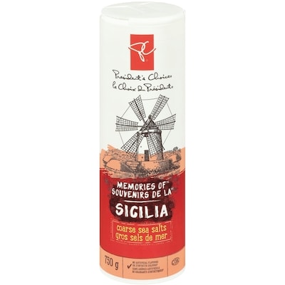 le Choix du Président Gros sels de mer Souvenirs de la Sicilia 750 g, 0,67 $/100g