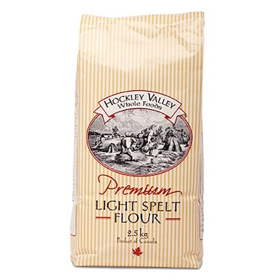 Hockley Valley Farine d’épeautre légère 2.5 kg, 1,08 $/100g