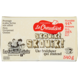 Fromagerie La Chaudière Fromage cheddar blanc doux 340 g, 3,09 $/100g