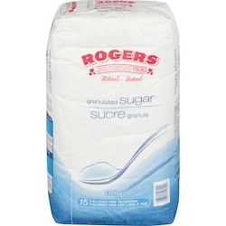 Rogers Granulated White Sugar 10 kg, $0.16/100g