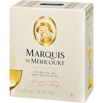 Marquis De Mericourt Dry White Wine (ID required at pick-up)