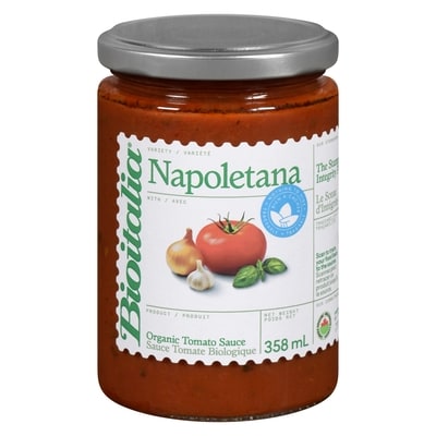 Bioitalia Organic Neapolitan Sauce 358 ml, $1.81/100ml