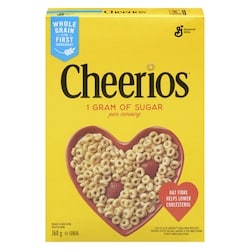 General Mills Cheerios Cereal, Small 260 g, $1.15/100g