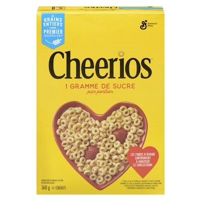 General Mills Céréales, petit format 260 g, 1,15 $/100g