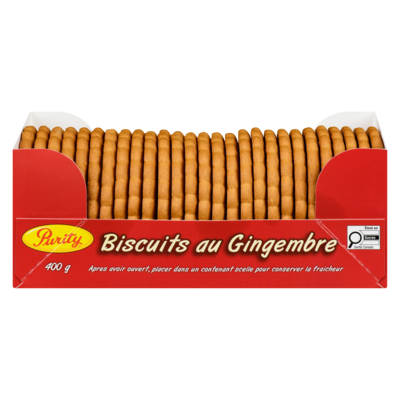 Purity Biscuits, gingembre 400 g, 1,62 $/100g