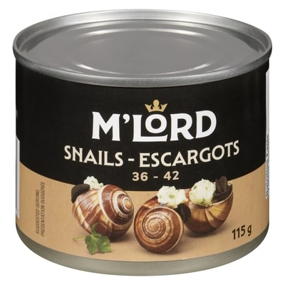 M’Lord Escargots 115 g, 2,61 $/100g