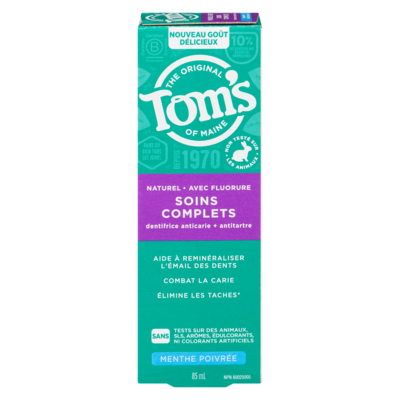 Tom’s of Maine Dentifrice Whole Care 85 ml, 7,64 $/100ml