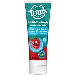 Tom's of Maine Silly Strawberry Fluoride Free Kids Toothpaste 90 ml, $5.54/100ml
