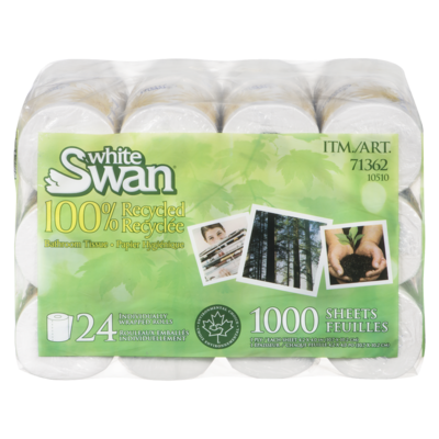 White Swan Bath Tissue (24 Rolls) 1 ea