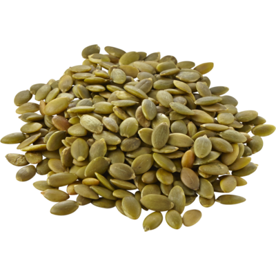 null Graines de citrouille crues 2,50 $/100g 25,00 $/1kg