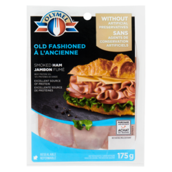 Olymel Jambon à l'ancienne, fumé 175 g, 42,80 $/1kg 4,28 $/100g