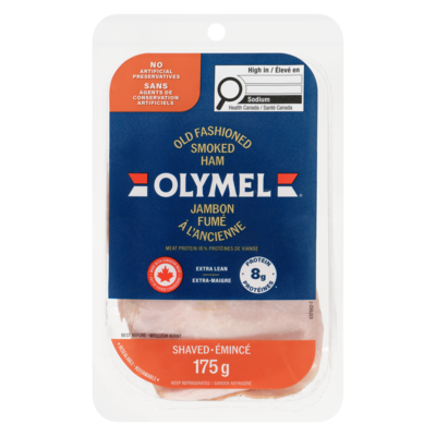 Olymel Jambon à l'ancienne, fumé 175 g, 42,80 $/1kg 4,28 $/100g
