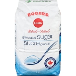 Rogers Granulated White Sugar 4 kg, $0.16/100g