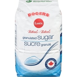 Rogers Sucre blanc granulé 4 kg, 0,16 $/100g