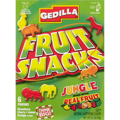 Gedilla Collation aux fruits Jungles 153 g, 4,24 $/100g
