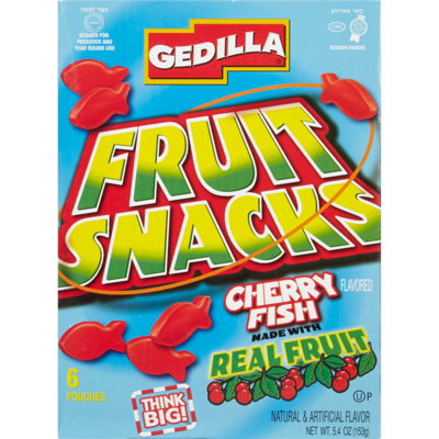 Gedilla Kosher Fruit Snack, Fish 153 g, $3.78/100g