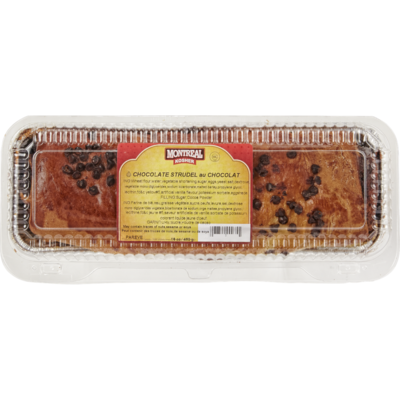Boulangerie kascher de Montréal Strudel casher au chocolat 510 g, 1,76 $/100g