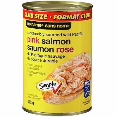 Sans Nom Saumon rose du Pacifique sauvage de source durable, format club 418 g, 1,56 $/100g