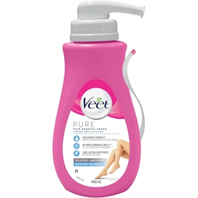 Veet Pure™ crème dépilatoire, peau sèche 400 ml, 5,12 $/100ml