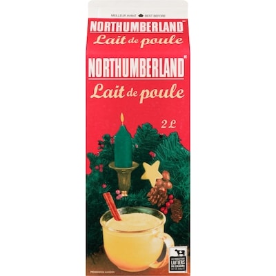 Northumberland Lait de poule 2 l, 0,30 $/100ml