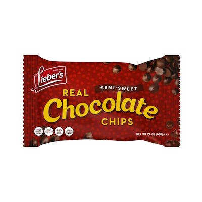 Lieber’s Pépites de chocolat 255 g, 3,53 $/100g