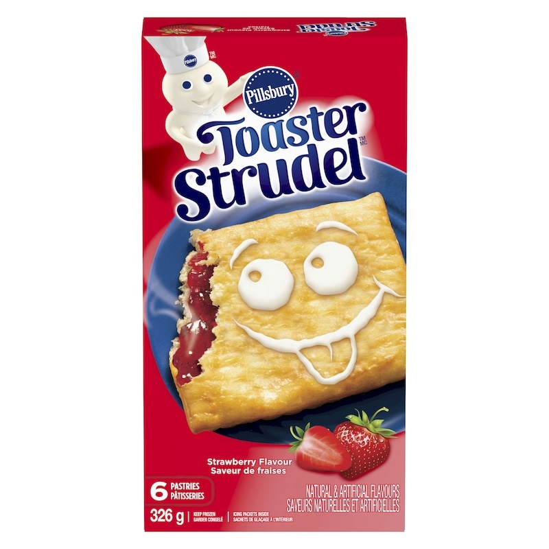 Toaster Strudel Pastries, Strawberry, Breakfast Snacks, 6 ct