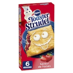 Pillsbury Pâtisseries, Fraise, Collations pour le déjeuner, 6 unités 326 g, 1,53 $/100g