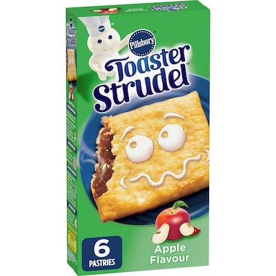 Pillsbury Toaster Strudel Apple Pastries , 6 Pastries 326 g, $1.53/100g