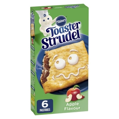 Pillsbury Toaster Strudel Apple Pastries , 6 Pastries 326 g, $0.92/100g