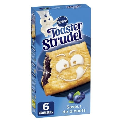 Pillsbury Collations aux bleuets Toaster Strudel 326 g, 1,53 $/100g