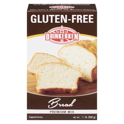 Duinkerken White Bread Premium Gluten Free Baking Mix 500 g, $1.50/100g